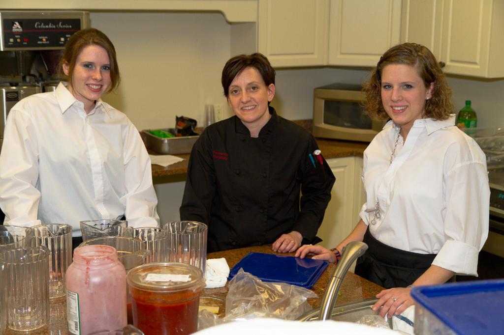 ladies in kitchen