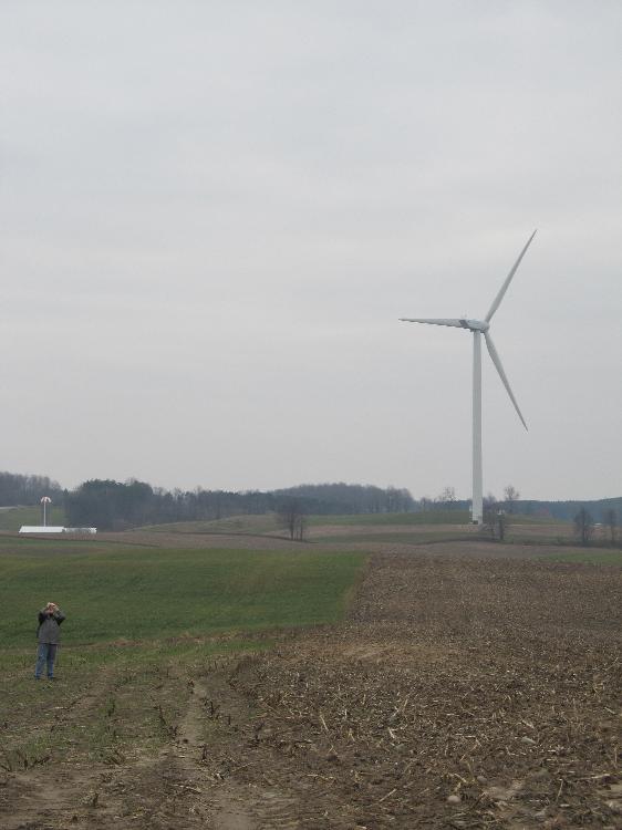 John has to back WAYYY up to get the whole turbine in his photo