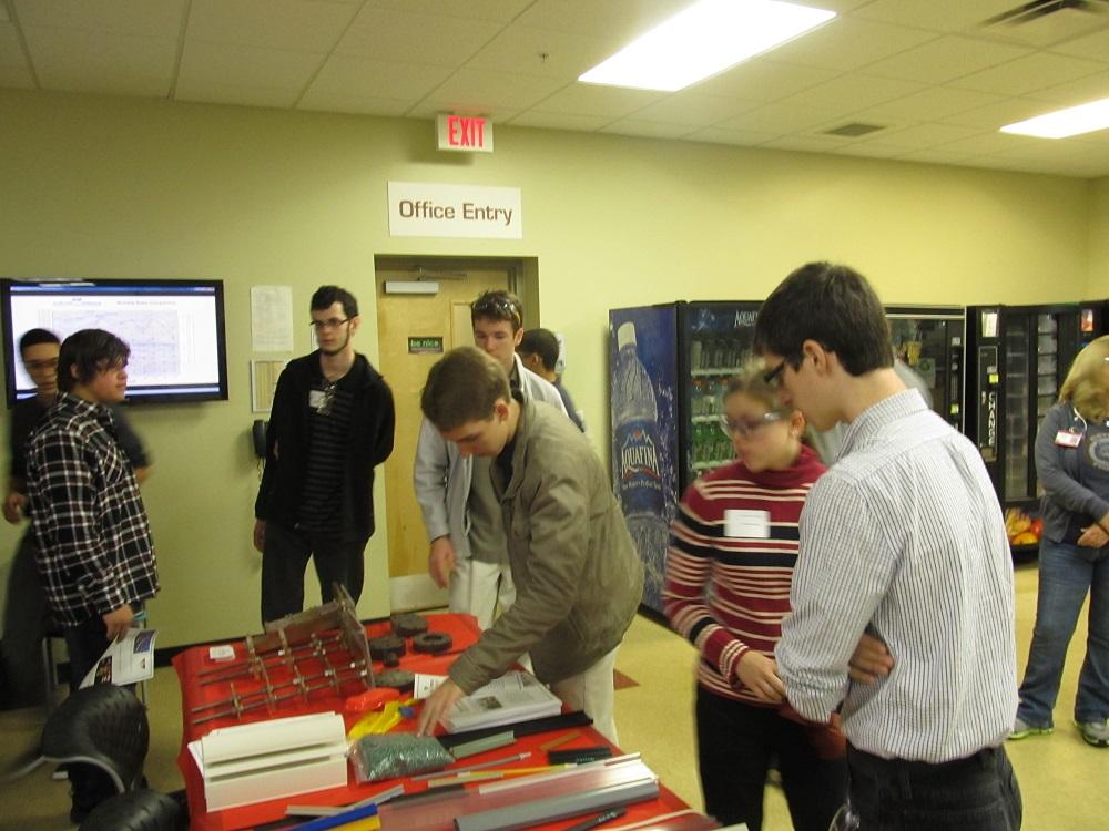 Students see various products and tooling