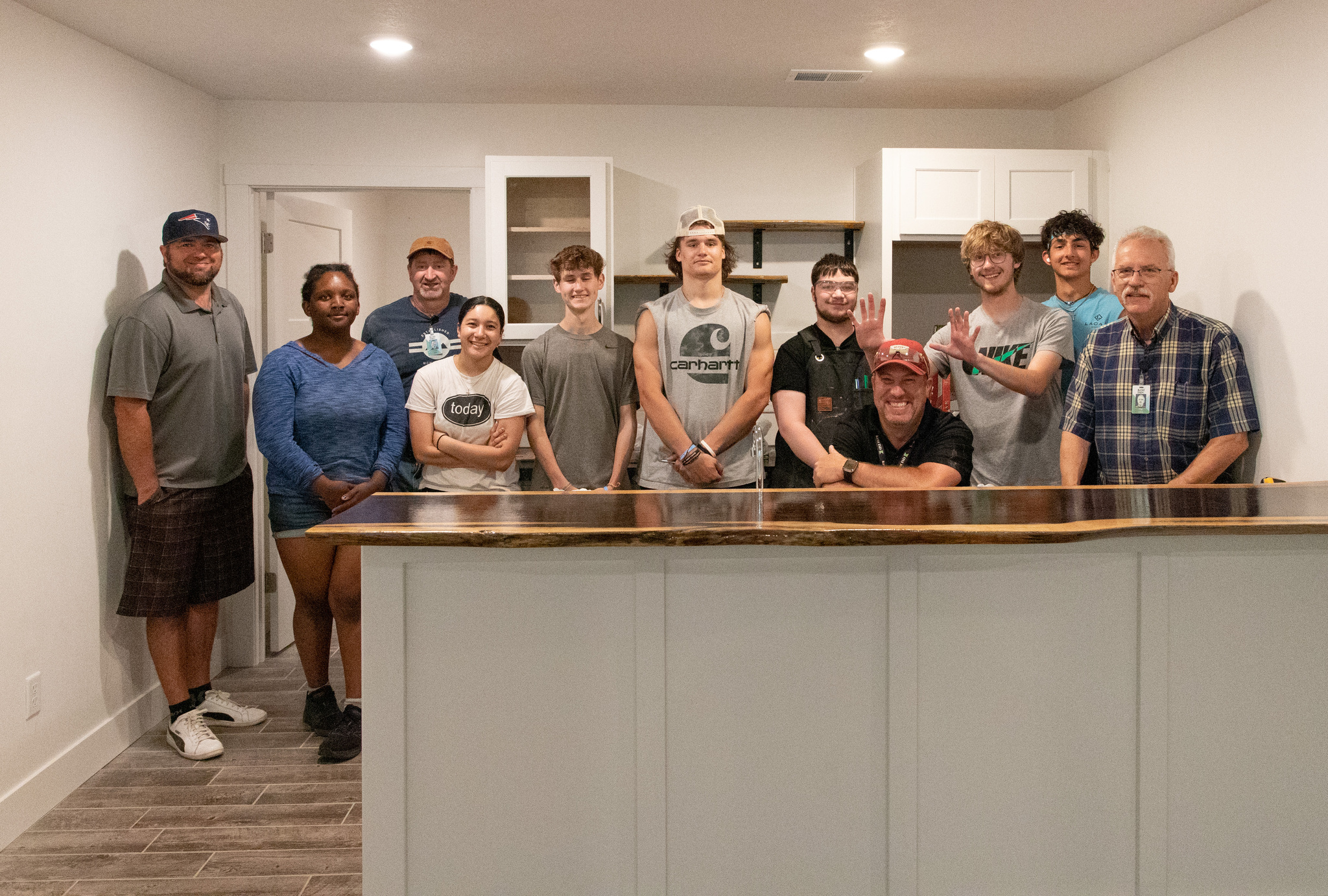 Team of students who built the house at 2546 Orchard View