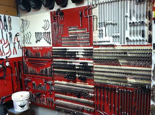 East Side of Tool Storage Room