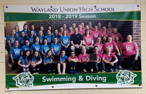 Wayland Swim Poster